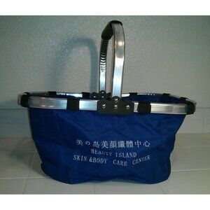 Foldable Reusable Compact Tote Shopping Bag Picnic Basket Environment Friendly